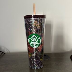 NWT Starbucks floral tumbler